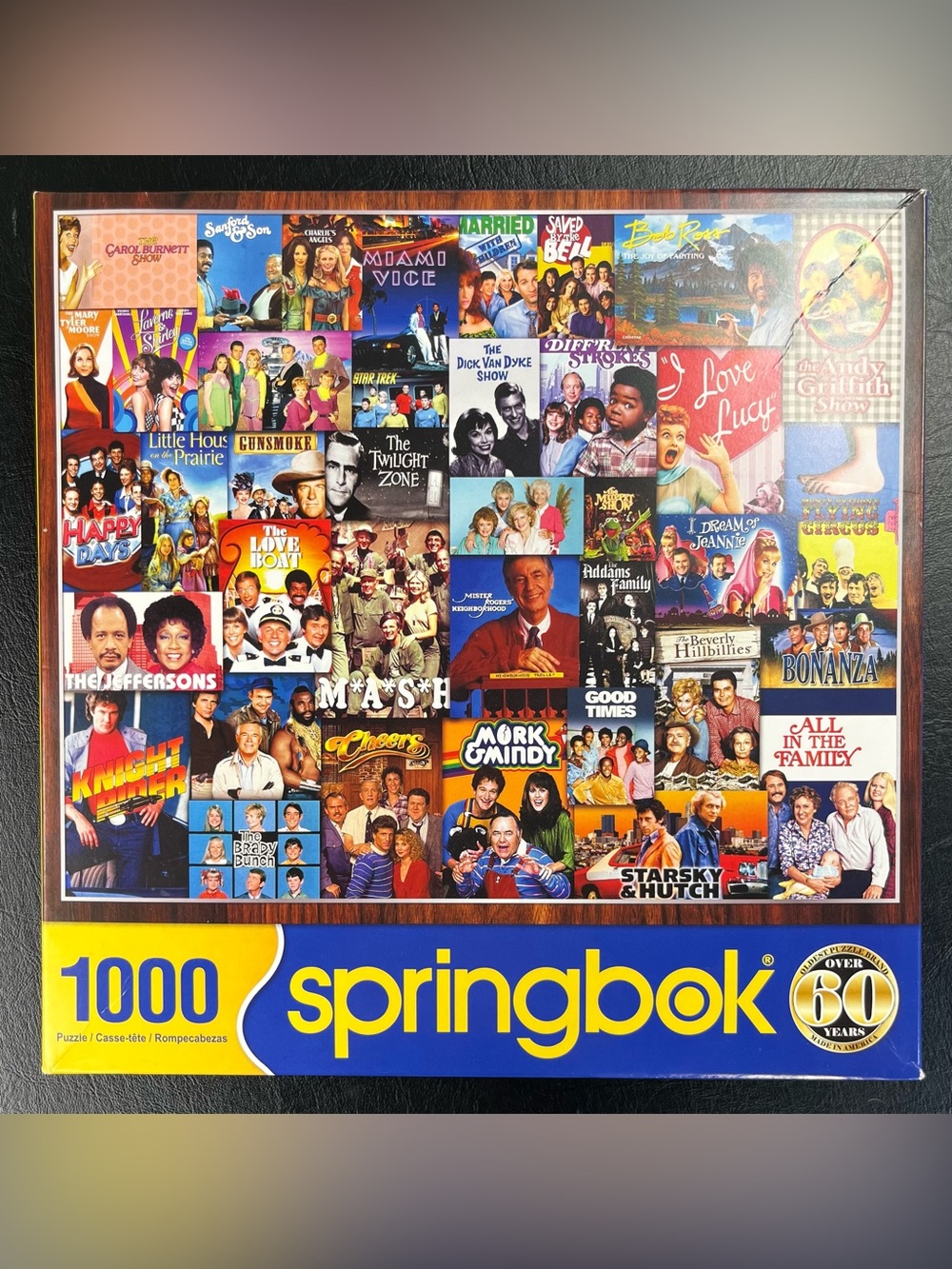 1000-pc jigsaw puzzle: Classic TV shows - Picture 1 of 4